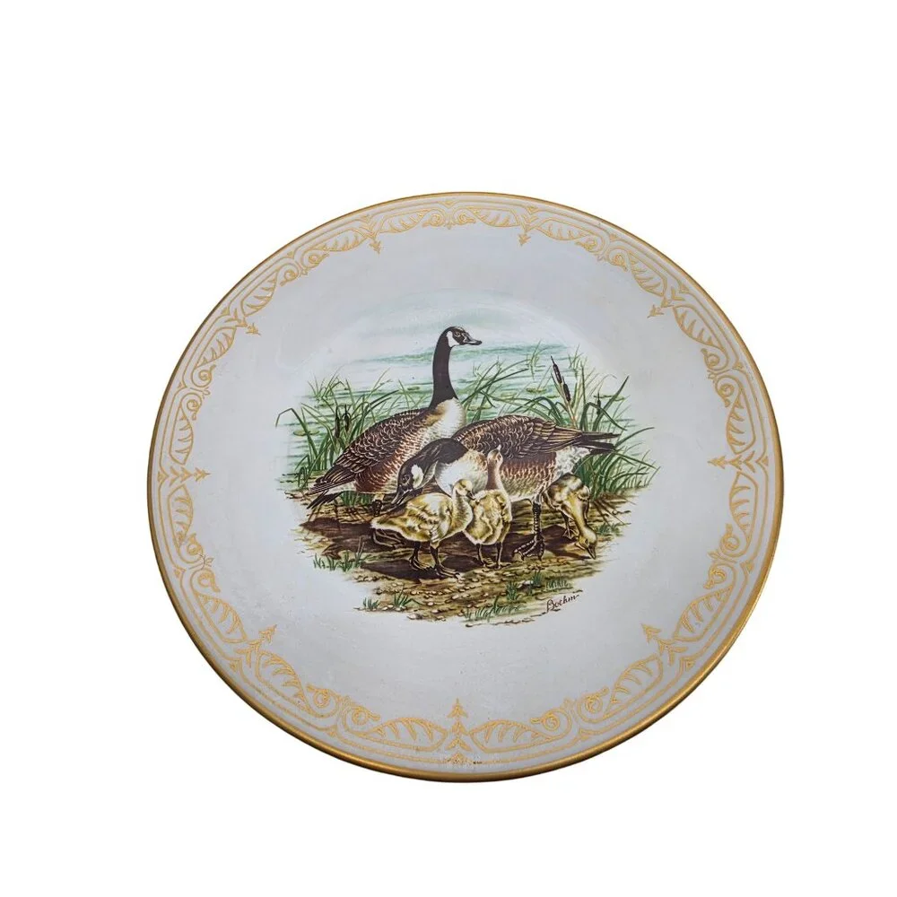 Edward Marshall Boehm Canada‎ Geese Plate 10